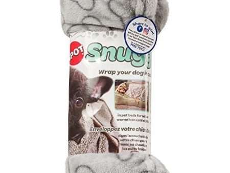 Spot Snuggler Bones Blanket Grey 1ea 40 In X 60 in Online Hot Sale