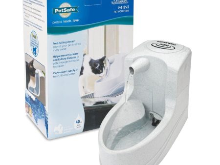 Drinkwell Mini Pet Fountain White 1ea Fashion