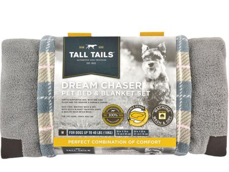 Tall Tails Dog Cabin Comfort Dream Bed Blanket Tan Medium For Discount