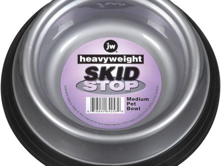 JW Pet Skid Stop Heavyweight Dog Bowl Assorted 1ea MD Online Hot Sale