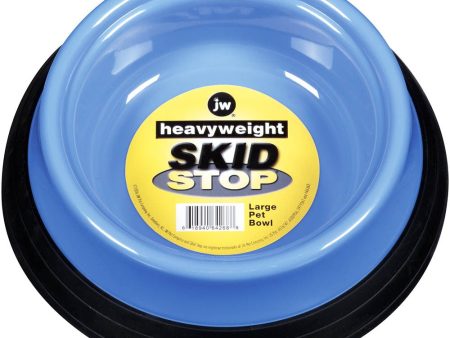 JW Pet Skid Stop Heavyweight Dog Bowl Assorted 1ea LG Online Hot Sale