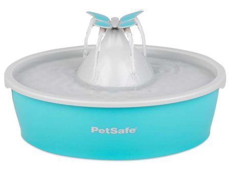 Drinkwell Butterfly Pet Fountain Blue 1ea Hot on Sale