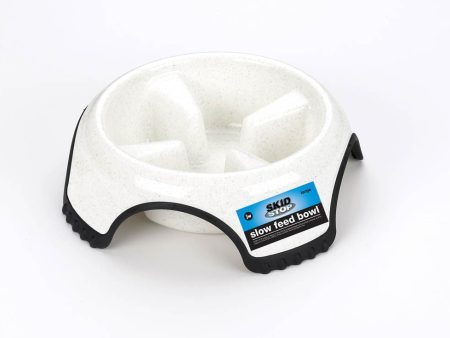 JW Pet Skid Stop Slow Feed Dog Bowl Assorted 1ea LG Online Sale