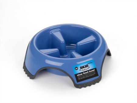 JW Pet Skid Stop Slow Feed Dog Bowl Assorted 1ea MD Online Sale