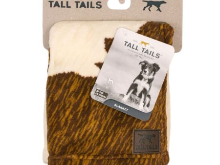 Tall Tails Dog Blanket Cowhide Print 30X40 Sale