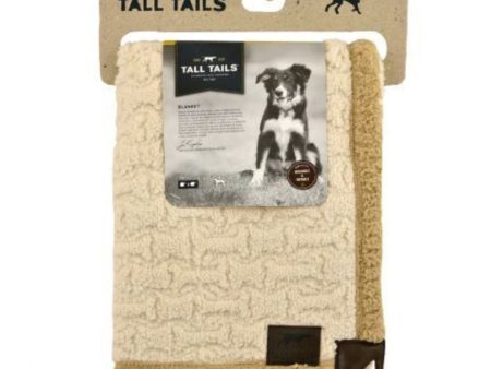 Tall Tails Dog Micro Blanket Sherpa Bone 30X40 Fashion