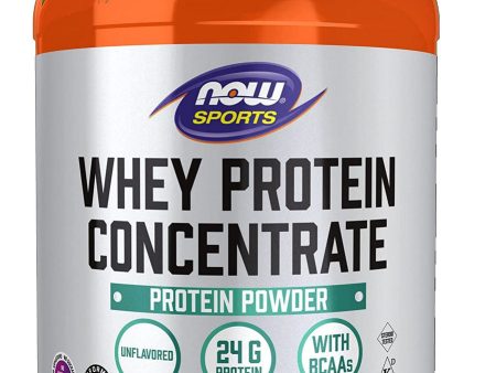 NOW Foods, Whey Protein Concentrate, Unflavored Powder, 1.5 lbs Fashion