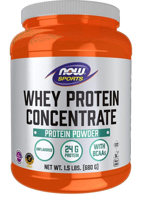 NOW Foods, Whey Protein Concentrate, Unflavored Powder, 1.5 lbs Fashion