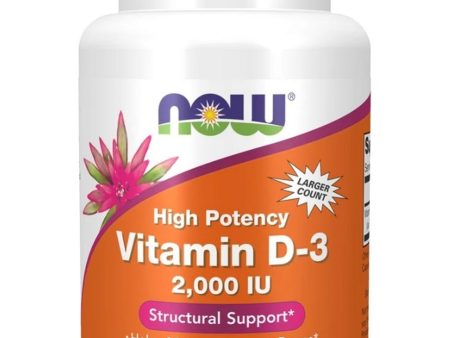 NOW Foods, Vitamin D-3 2000 IU, 240 softgels Discount