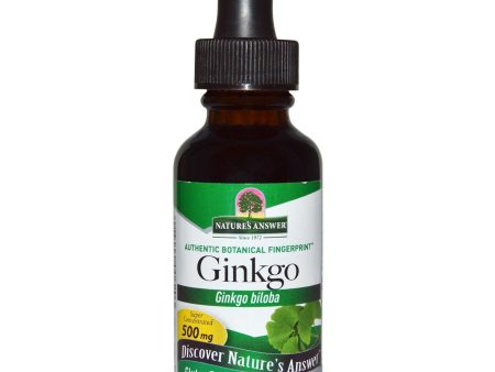 Nature s Answer, Ginkgo Alcohol Free Extract, 1 oz Online