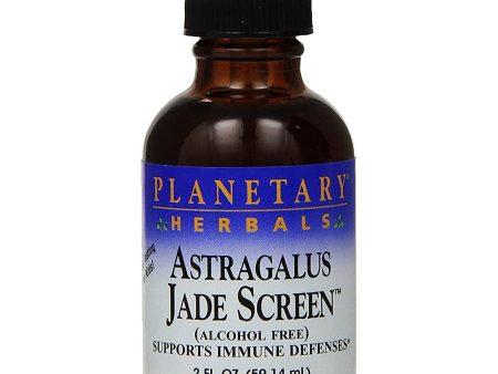 Planetary Herbals, Astragalus Jade Screen™, Alcohol Free, 2 fl oz Online Hot Sale