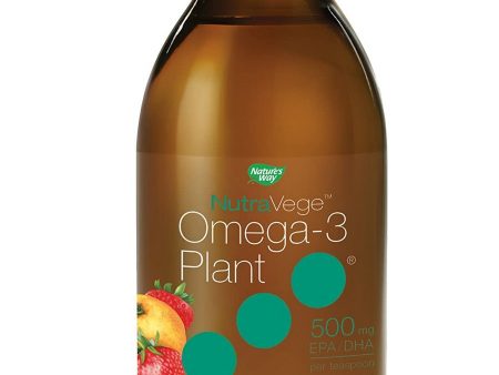 Nature s Way, NutraVege™ Omega-3 Plant 500 mg (Strawberry Orange), 6.8 fl oz Online