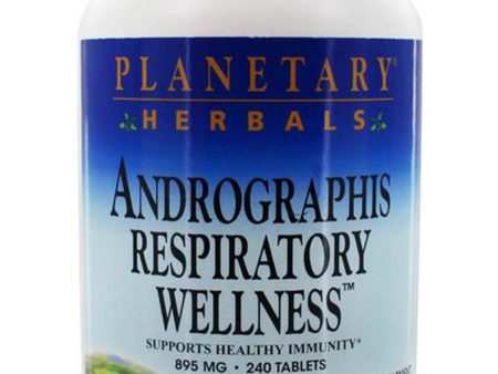 Planetary Herbals, Andrographis Respiratory Wellness™ 895 mg, 240 Tablets Online Hot Sale