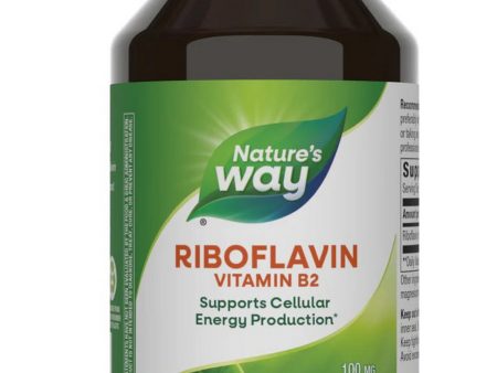 Nature s Way, Riboflavin Vitamin B2, 100 capsules Online Hot Sale