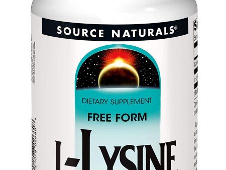 Source Naturals, L-Lysine 1000 mg, 200 tablets on Sale