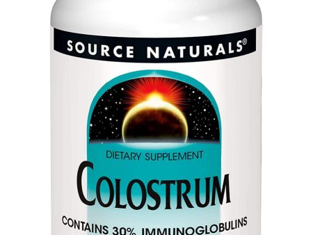 Source Naturals, Colostrum 650 mg, 30 tablets Cheap