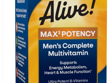 Nature s Way, Alive!® MAX3 Potency Men s Multivitamin, 90 tablets Cheap