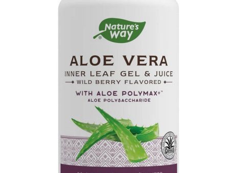 Nature s Way, Aloe Vera Gel & Juice (Berry), 33.8 fl oz (1 liter) Hot on Sale