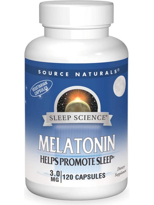 Source Naturals, Sleep Science® Melatonin 3 mg, 120 capsules Online Sale