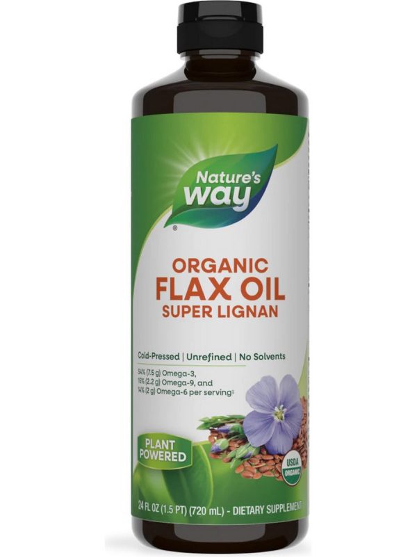 Nature s Way, Organic Flax Oil Super Lignan, 24 fl oz Online now