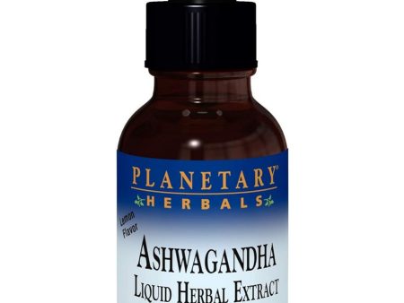 Planetary Herbals, Ashwagandha Liquid Extract, Lemon, 1 fl oz on Sale