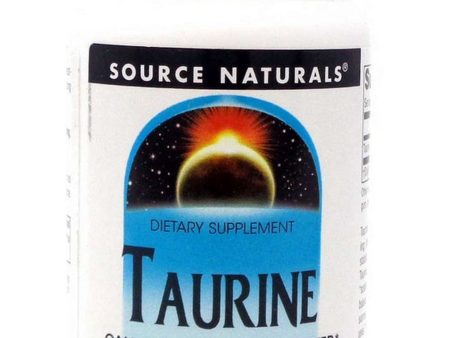 Source Naturals, Taurine 500 mg, 60 tablets Supply