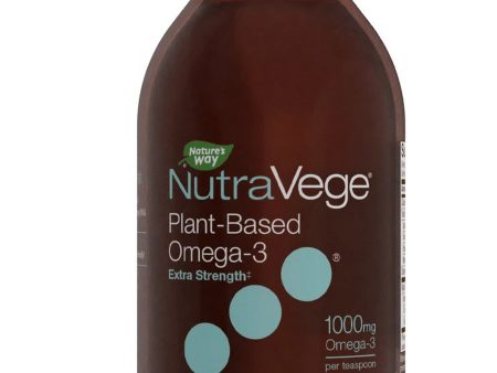 Nature s Way, NutraVege Plant-Based Omega-3 Extra Strength, 1,000 mg, Cranberry Orange, 6.8 fl oz Fashion