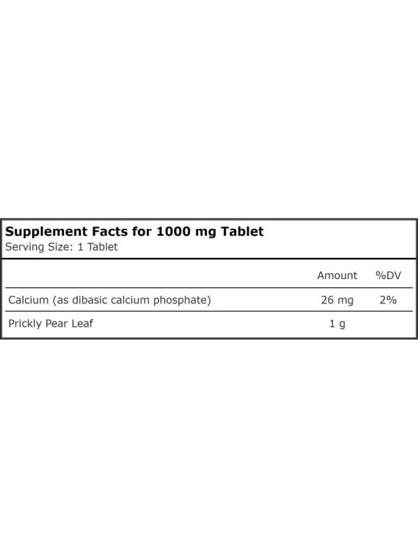 Planetary Herbals, Nopal Cactus, Full Spectrum™ 1000 mg, 240 Tablets Online Hot Sale