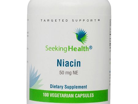 Seeking Health, Niacin 50 mg, 100 vegetarian capsules Fashion