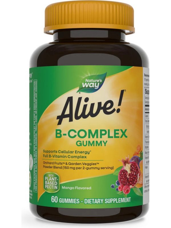 Nature s Way, Alive! B-Complex Gummies, Mango, 60 Gummies Discount