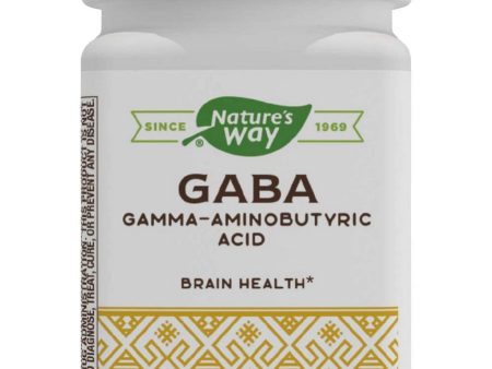 Nature s Way, GABA, 60 veg capsules Discount