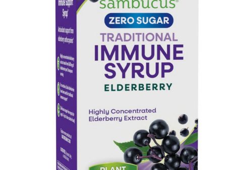 Nature s Way, Sambucus Zero Sugar Traditional Immune Syrup, Elderberry, 4 fl oz Cheap