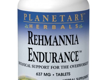 Planetary Herbals, Rehmannia Endurance™ 637 mg, 75 Tablets Discount