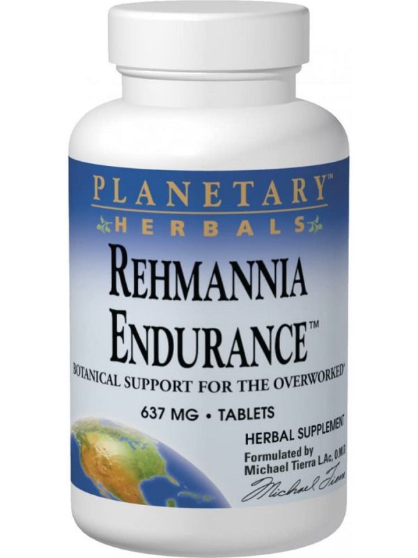 Planetary Herbals, Rehmannia Endurance™ 637 mg, 75 Tablets Discount