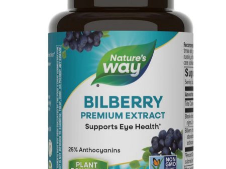 Nature s Way, Bilberry, 60 vegan capsules Cheap