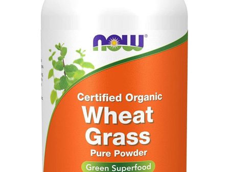 NOW Foods, Wheat Grass Pure Powder, Organic, 9 oz Online Sale