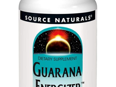 Source Naturals, Guarana Energizer™ 900 mg, 60 tablets For Sale