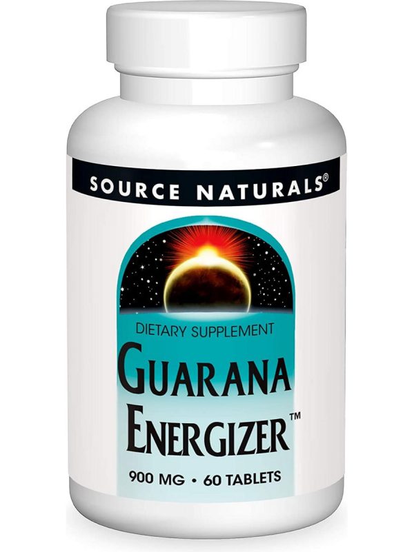 Source Naturals, Guarana Energizer™ 900 mg, 60 tablets For Sale