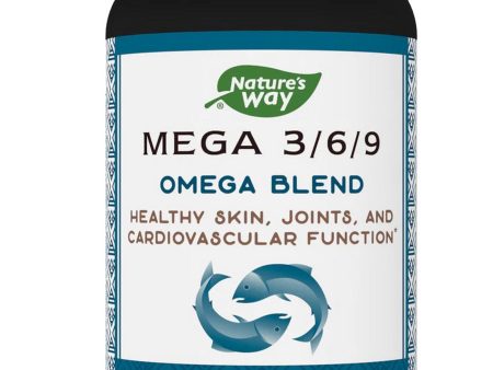 Nature s Way, Mega 3 6 9, Lime, 180 Softgels Online now