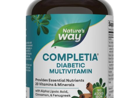 Nature s Way, Completia® Diabetic Multi-Vitamin (Iron Free), 60 tablets Sale