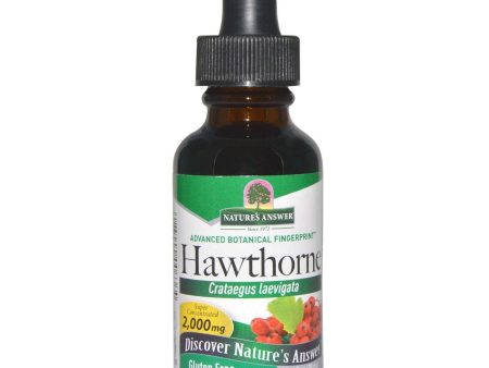 Nature s Answer, Hawthorn Berries Alcohol Free Extract, 1 oz Sale