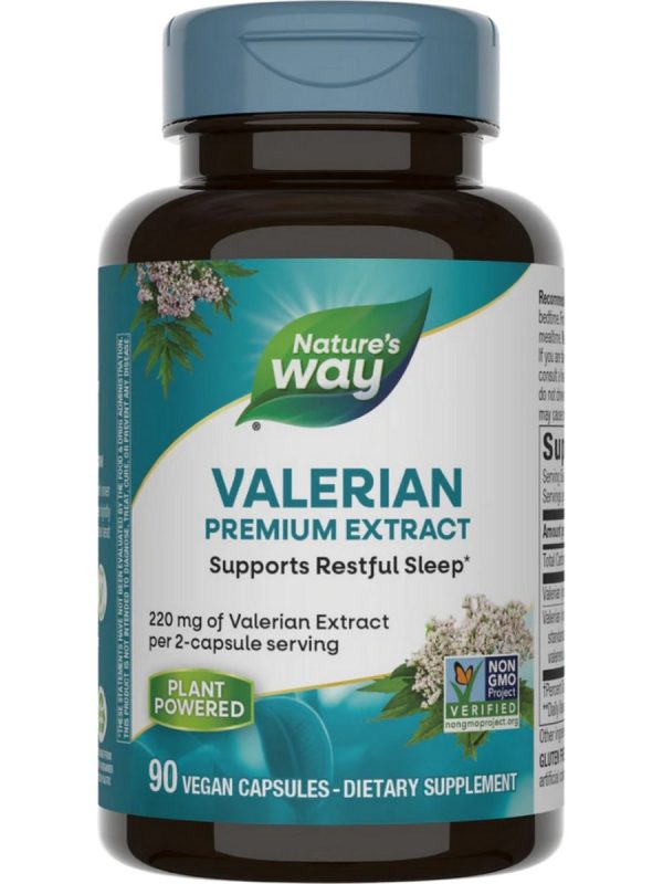 Nature s Way, Valerian, 90 vegan capsules Discount