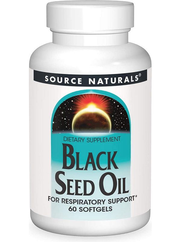 Source Naturals, Black Seed Oil 500 mg, 60 softgels For Discount