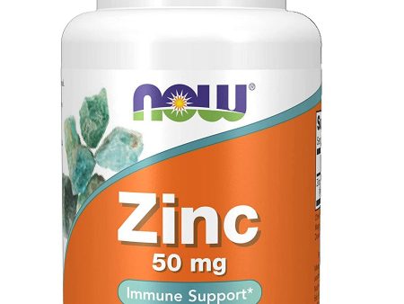 NOW Foods, Zinc 50 mg, 100 tablets Online Hot Sale