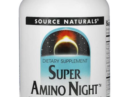 Source Naturals, Super Amino Night™ Advanced Amino Acid Formula, 120 capsules Online Sale