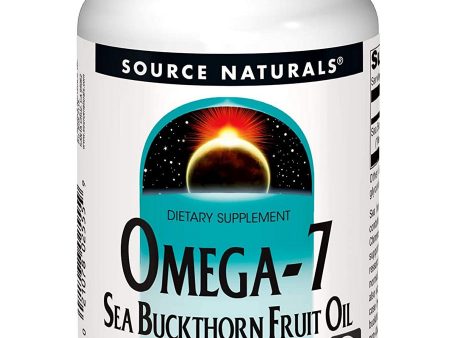 Source Naturals, Omega-7 Sea Buckthorn Fruit Oil, 120 vegi softgels Fashion