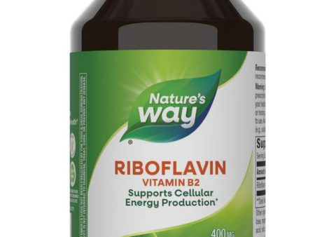 Nature s Way, Riboflavin Vitamin B2, 30 tablets For Discount