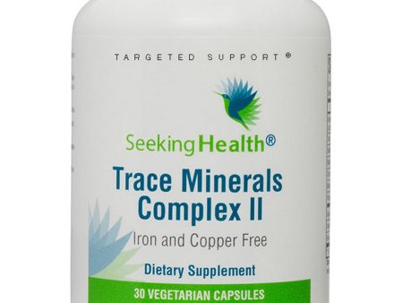 Seeking Health, Trace Minerals Complex II Iron and Copper Free, 30 vegetarian capsules Sale