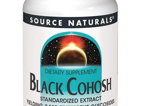 Source Naturals, Black Cohosh Standardized Extract 80 mg, 60 tablets For Discount