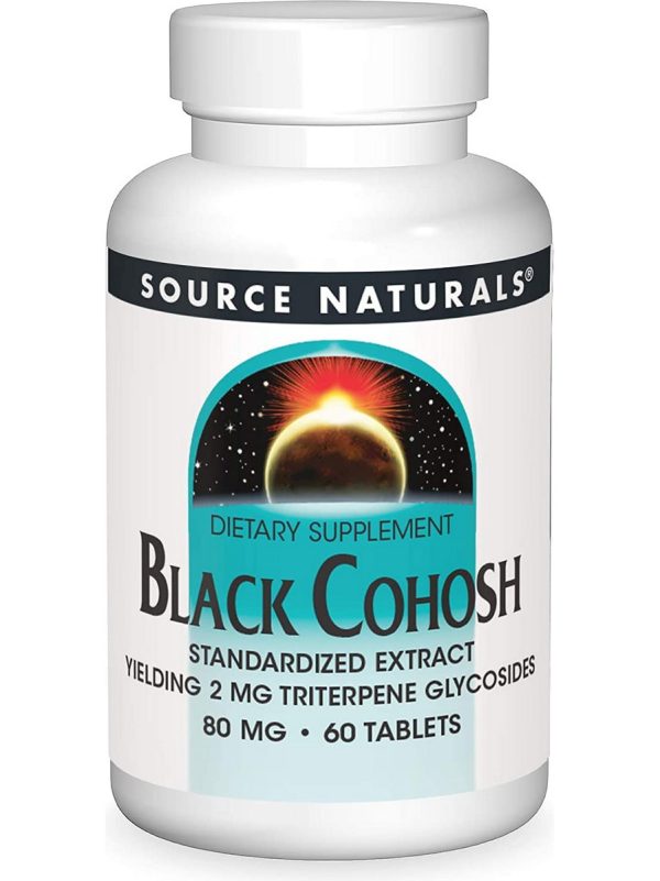 Source Naturals, Black Cohosh Standardized Extract 80 mg, 60 tablets For Discount